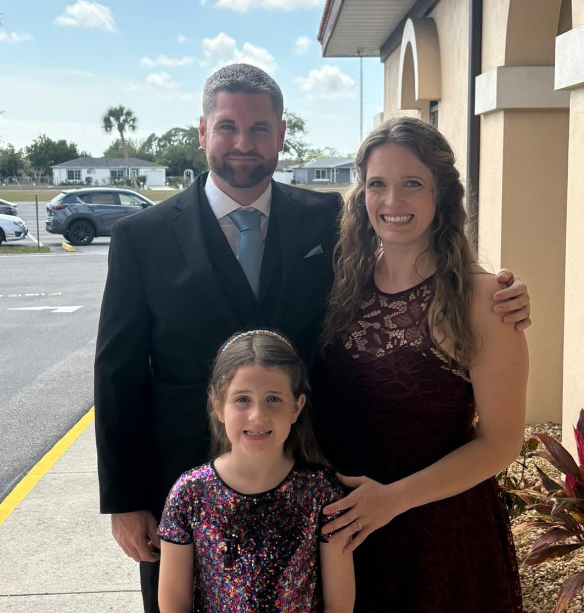 Joe and Josie with their family